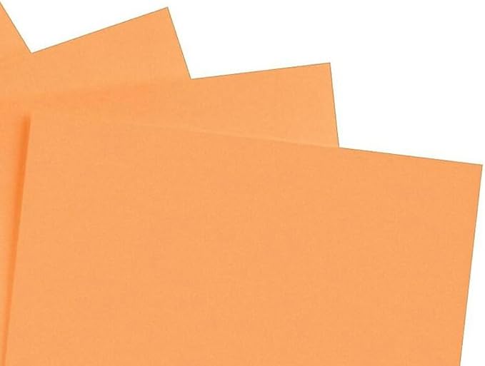 Staples Brights 24 Lb. Colored Paper Orange 500/Ream, For Everyday Use at Home or Office