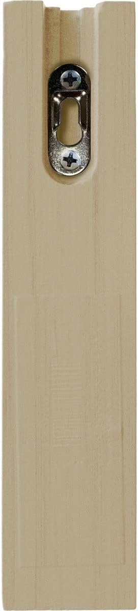 Ekena Millwork CORW02X05X08RKRW Mini Rockport Wood Corbels, 1 3/4"W x 5"D x 8"H, Rubberwood