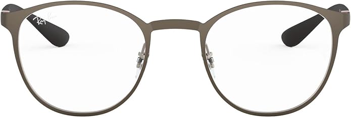 Ray-Ban Unisex Rx6355 Round Prescription Eyeglass Frames