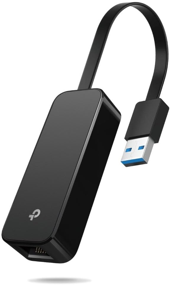 TP-Link USB to Ethernet Adapter (UE306), Supports Nintendo Switch, 1Gbps Gigabit RJ45 to USB 3.0 Network Adapter, Foldable & Portable Design, Plug and Play, Compatible with Windows, macOS, and Linux