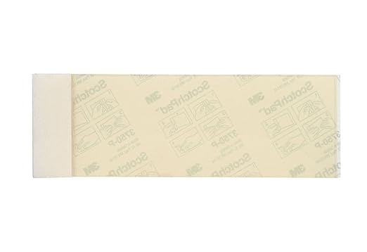 3M Tape Sheets 3750P, Clear, 2 in. x 6 in., 2 pads