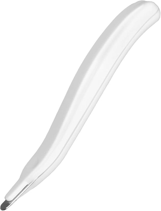 Magnetic Staple Remover, Ergonomic Design Staple Puller Remover Tool, Easy Staple Extraction, White, Suitable for Office, School, Home