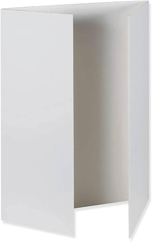 Pacon Corporation 3861 Tri-Fold Presentation Boards, 48-Inch x36-Inch, 12/CT, Matte White