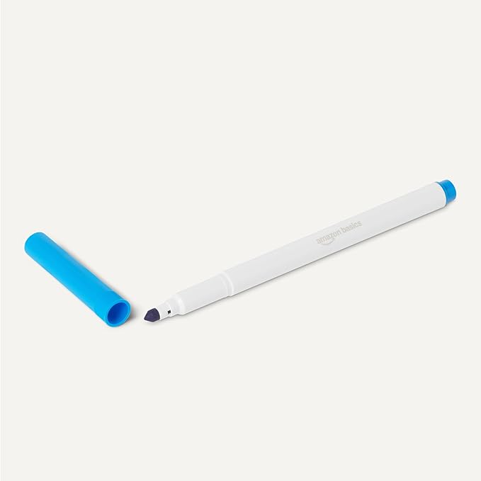 Amazon Basics Super Tip Washable Markers, 40 Vibrant Colors, Multicolored