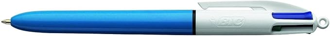 BIC 4 Colours Original Multi Coloured All In One Pen - Medium 1.0mm, Green, Blue, Red, Black - 3 Per Pack