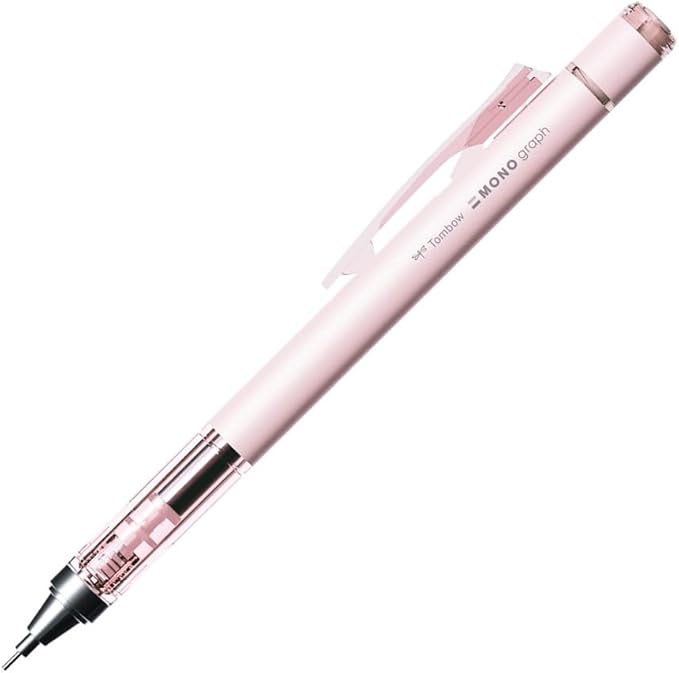 Tombow DPB-141C Mechanical Pencil MONO Monograph 0.5mm, Matte Pink