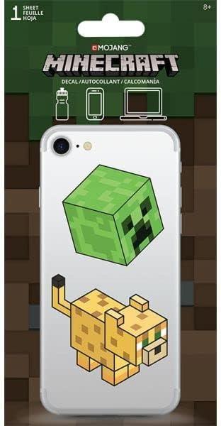 Minecraft Sketchbook Set for Kids, Toddlers ~ 3 Pc Bundle with Minecraft Decals, and More (Drawing Pad Activity Kit)