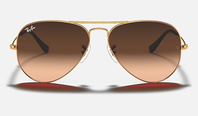 Ray-Ban RB3025 Metal Aviator Sunglasses For Men For Women +BUNDLE with ACCESSORY EYEWEAR KIT