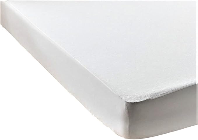 Vinyl Plastic Mattress Protector Fitted Sheet Style Waterproof Mattress Cover Breathable - Bed Wetting and Spill Protection for Mattress Fits a Mattress Up to 11.5" Deep (Twin 76" x 39" x 11.5" Deep)