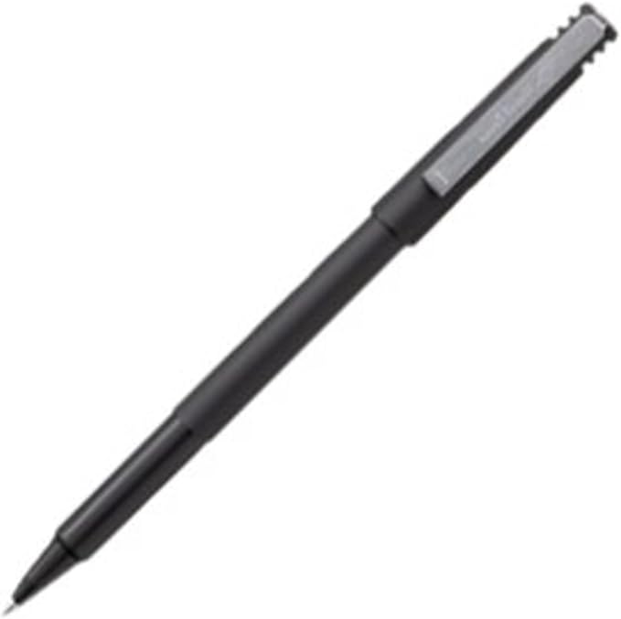 uniball Roller Rollerball Pens, Micro Point (0.5mm), Black, 12 Pack