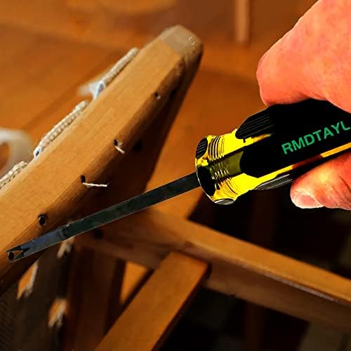 Staple Remover,Heavy Duty Upholstery Staple Remover,Construction Staple Puller Tack Lifter Tool for Removing Nails,Staples,and Tacks for Carpet,Furniture,Floor,Photo Frame,Wooden