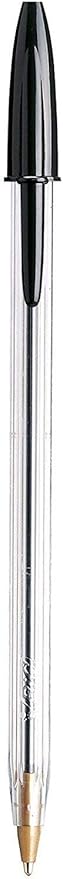 BIC Cristal Xtra Smooth Ballpoint Pen, Medium Point (1.0mm), Black, For Everyday Writing Activities, 10-Count