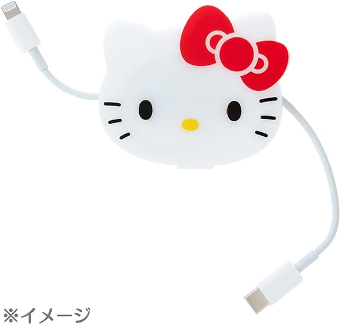 Sanrio 240397 Sanrio Cable Storage Case, Cable Holder, My Melody, My Melody, 2.2 x 3.6 x 0.6 inches (5.5 x 9.2 x 1.5 cm), Character