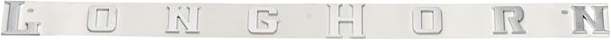 DODGE RAM 1500 2500 3500 Chrome LONGHORN Nameplate NEW OEM MOPAR