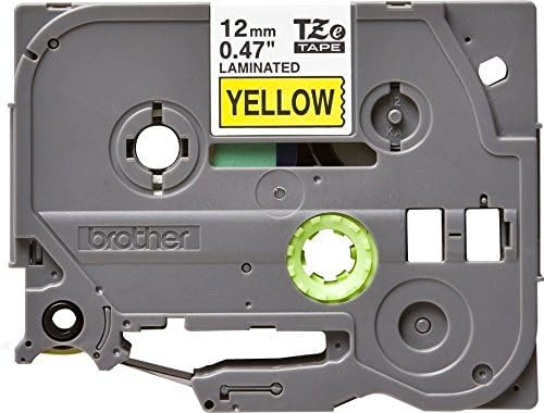 Brother Genuine TZe-631 1/2" Black on Yellow Standard Laminated Tape for P-Touch Labeler, 6 Pack