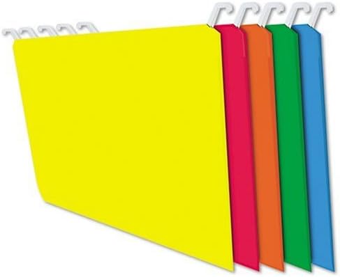 Find It Hanging File Folders for Filing Cabinet Storage - Pack of 20, Letter-Sized File Folder Set for Documents and Valuables - Filing Products for Organization, Back to School Supplies, Assorted