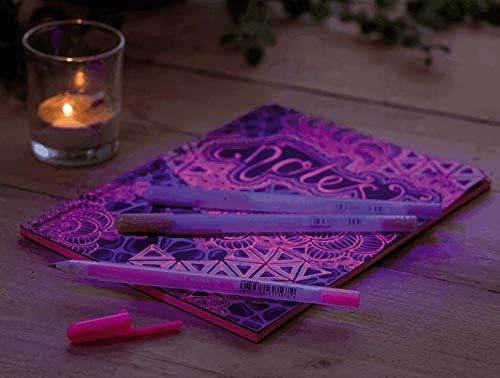 SAKURA Gelly Roll MoonLight (Made in Japan) [Limited Edition] Gel Ink Pen Set - Bold Sparkling, Glittering & Assorted Colors 12Pens