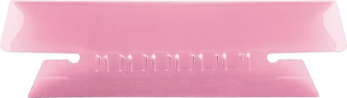 Pendaflex Transparent Colored Tabs for Hanging File Folders, 1/3-Cut, Pink, 3.5" Wide, 25/Pack