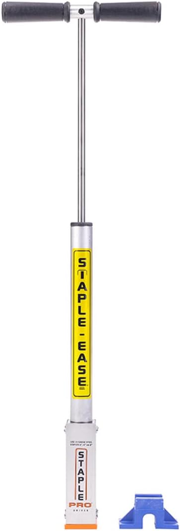 Combo Pack Driver for Sod Staples, Landscape Stakes, Drip Irrigation or Erosion Control Installation Tool, Back Saving, Labor Saving Staple Gun