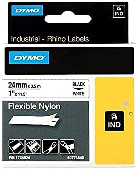 Dymo 1" Flexible Nylon Rhino Label Tape