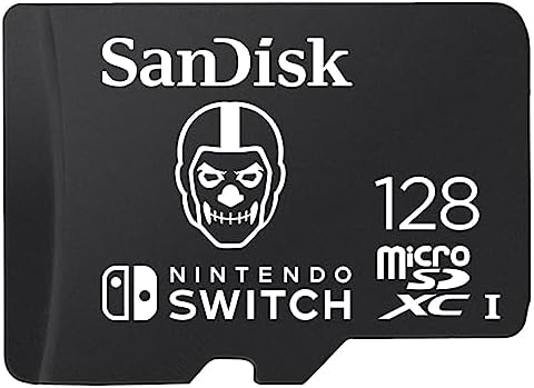 SanDisk 128GB microSDXC Card Licensed for Nintendo Switch, Fortnite Edition - SDSQXAO-128G-GN6ZG