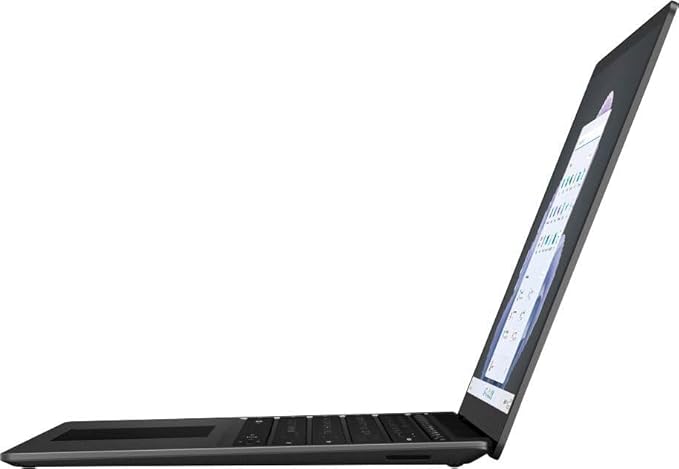 Microsoft Surface Laptop 5, 13.5" Pixelsense Touchsreen, 12th Gen Intel i5, 8GB RAM Memory, 256GB SSD, Windows 11 Pro Black (Renewed)