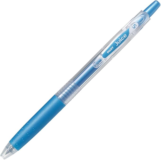 Pilot Juice 0.5mm Gel Ink Ballpoint Pen, Metallic Blue (LJU-10EF-ML)