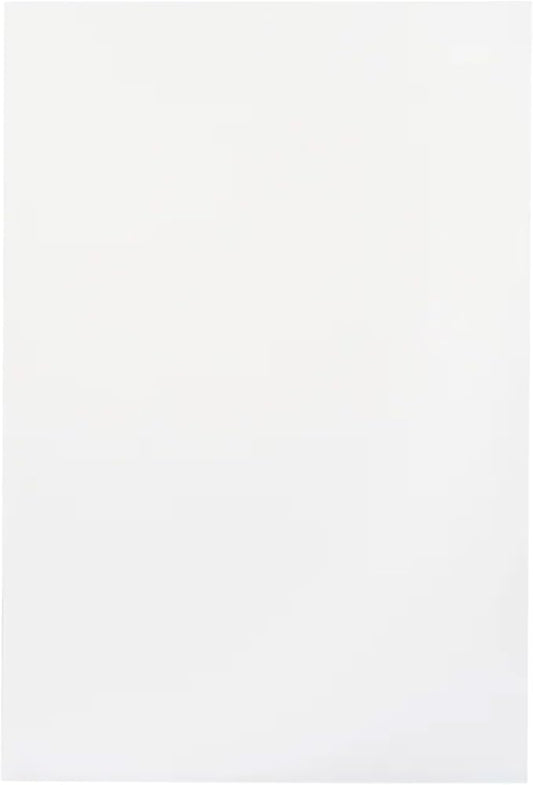 School Smart Folding Bristol Tagboard, 12 x 18 Inches, White, Pack of 100
