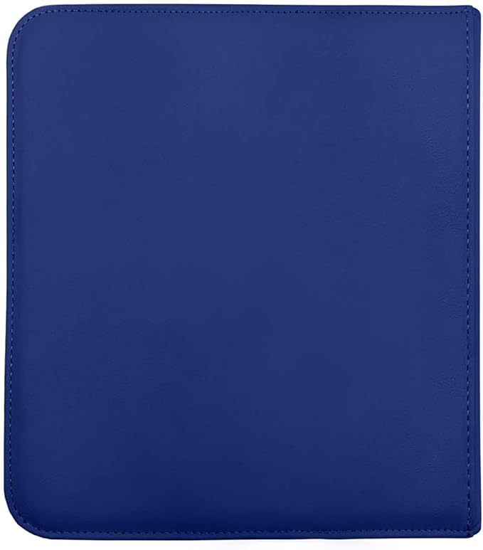 Ultra Pro E-15740 Ultra Pro-12 Pocket Zippered Pro Binder-Blue (Blue)