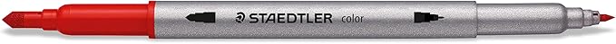 Staedtler Double Ended Markers, Assorted Bullet Tips, Assorted Colors, 36/Pack