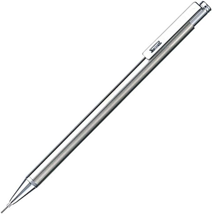 Zebra Mini Mechanical Pencil, 0.5 mm, Silver Body (TS-3)