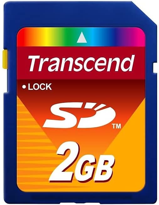 Transcend TS2GSDC 2GB SD Card for Photo Video Music Voice File DSLR Camera DSC Camcorder Recorder Playback PC Mac POS, MLC NAND Flash Memory Card, Error Correction ECC