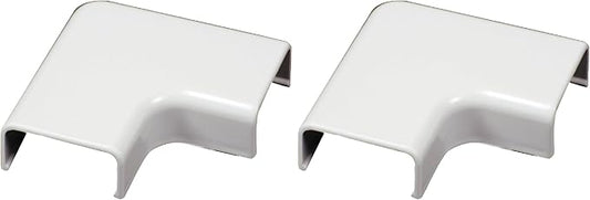Legrand - Wiremold C56 Flat Elbow, 1 Count (Pack of 2), White