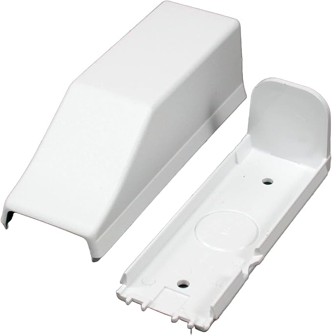 Legrand Wiremold NMW17 Nonmetallic Plastic Raceway for Extending Power, Transition Fitting for 1/2" Conduit, White (1 Pack)