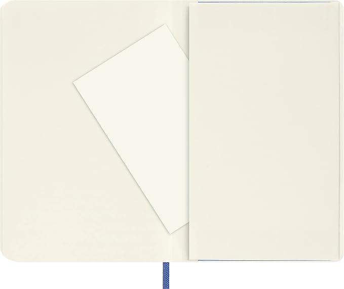 Moleskine Classic Notebook, Pocket, Plain, Hydrangea Blue, Soft Cover (3.5 x 5.5)
