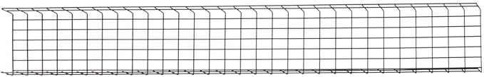 Tripp Lite Wire Mesh Cable Tray Management Organization, Ideal for Industrial & Data Centers, 2 Pack, 12 inches x 2 inches x 5 Feet / 300 x 50 x 1500 millimeters, 5-Year Warranty (SRWB12210X2STR)