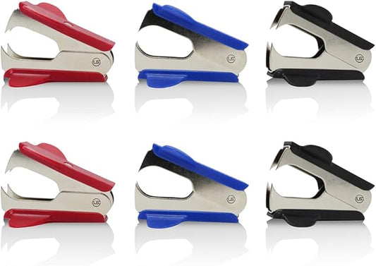Staple Remover 6 Pack Staple Puller Pinch Jaw Style Staple Remover Tool, Stapler Removers