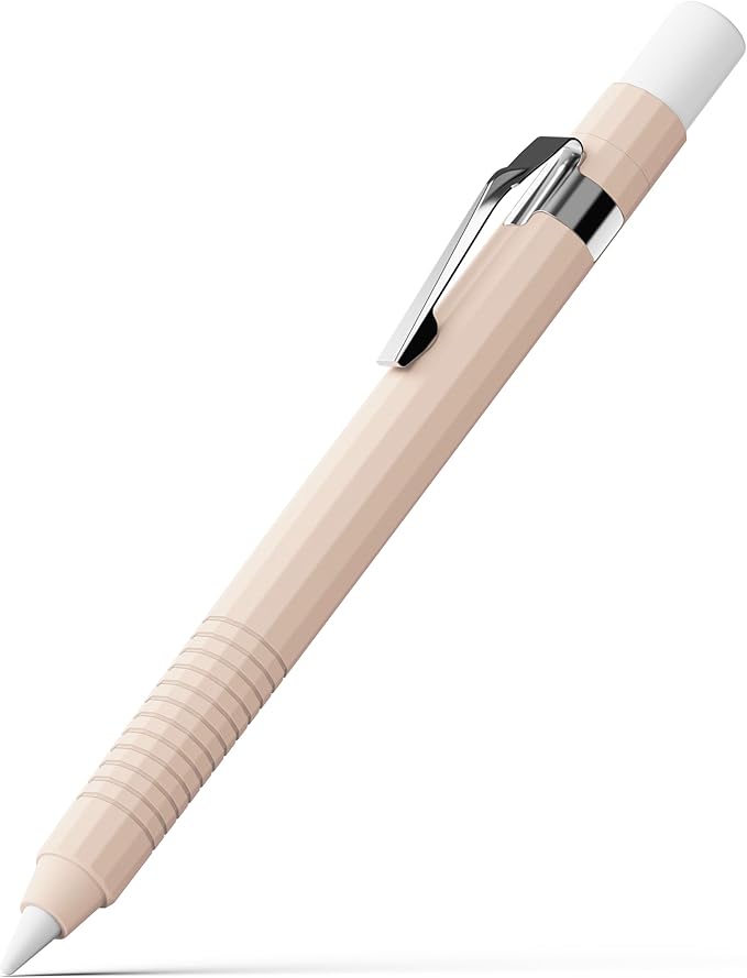 Ringke Silicone Drafting Pencil Case Compatible with Apple Pencil 2nd Generation and Apple Pencil Pro Case, Perfect Grip Silicone Protective Cover Sleeve Accessories - Pink Sand