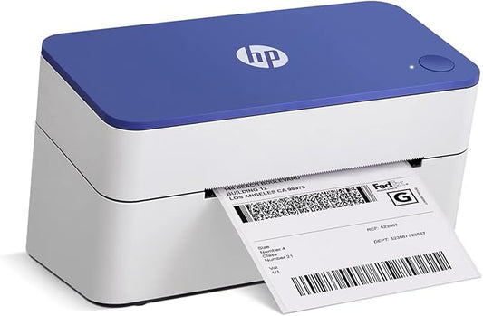 HP Work Solutions Compact Shipping 4x6 Thermal Label Printer KE100 Easy-to-use, High-Speed Printer for Home Office Supports PC & Mac