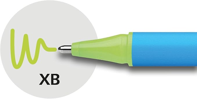 Schneider Slider Edge XB Ballpoint Pen, Box of 10, Light Green (152211)