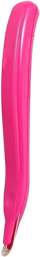 Pink Portable Staple Remover,Staple Puller Tool Magnetic Head Staple Removal Tool Handheld Staple Puller, Pen Type Staple Remover Binding Supplies School Office Home, Staplers and Punches
