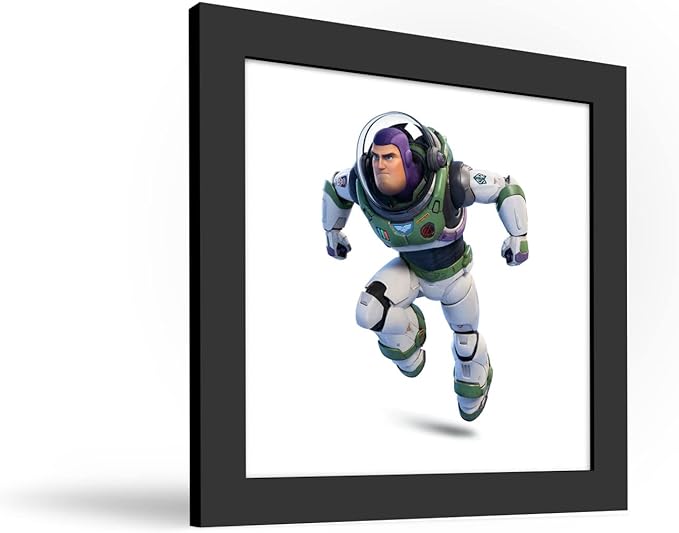 Trends International Gallery Pops Disney Pixar Lightyear - Buzz Lightyear Alpha Suit Wall Art Wall Poster, 12" x 12", Black Framed Version