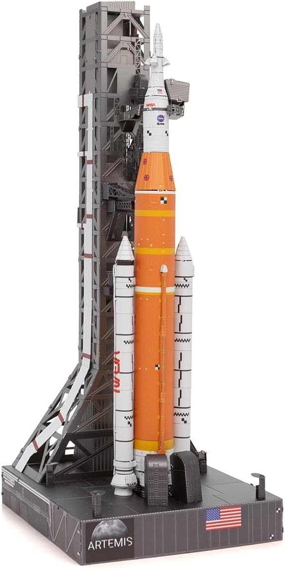 Metal Earth Premium Series Artemis Moon Rocket 3D Metal Model Kit Fascinations