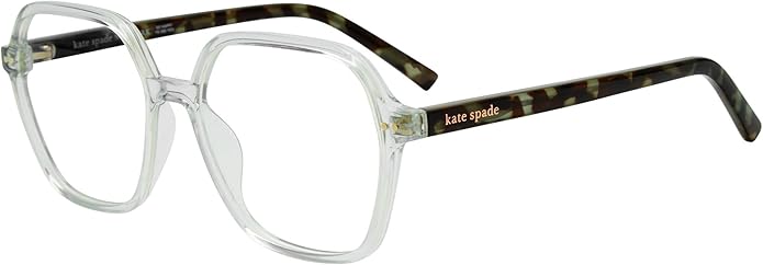 kate spade new york Women's Zetta/BB Rectangular Reading Glasses, Blue/Blue As, 54mm, 16mm + 2.5