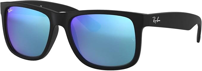 Ray-Ban unisex-adult Rb4165f Justin Low Bridge Fit Rectangular Sunglasses