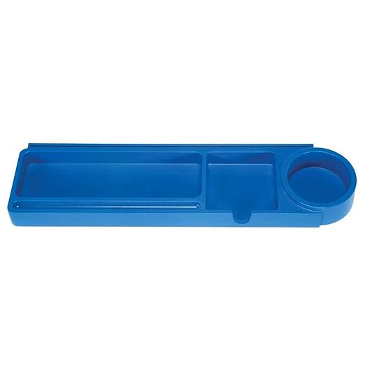 Really Good Stuff 6PK Deluxe Desktop Prop and Park Tray with Adhesive Grip and Separate Components for Optimal Storage