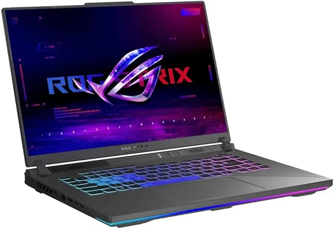 ASUS ROG Strix G16 G614 AI Gaming Laptop 16.0" 165Hz IPS WUXGA Display (AMD Ryzen 9 8940HX, GeForce RTX 5070 Ti 12GB, 16GB DDR5, 8TB PCIe SSD, RGB KB, Win 11 Home) w/DKZ USB Hub - G614PR-G16.R95070TI