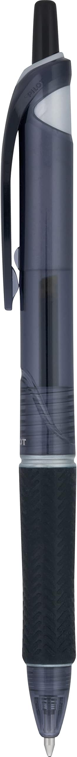 PILOT Acroball Colors Advanced Ink Refillable & Retractable Ball Point Pens, Medium Point, Black Ink, 6 Pack