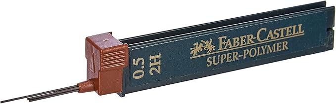 Faber-Castell, Faber-Castell Super Polymer,0.5 mm 2H Mechanical Pencil,Black