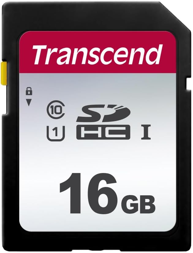 Transcend 16GB SDXC/SDHC 300S Memory Card TS16GSDC300S